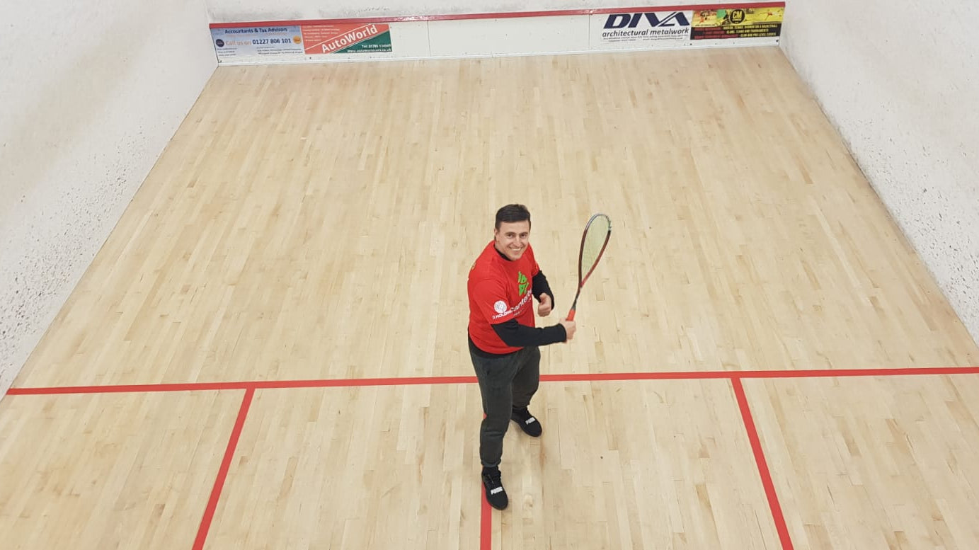 Meet Sebastian Florin Iuga - The World's Most Active Squash Player!