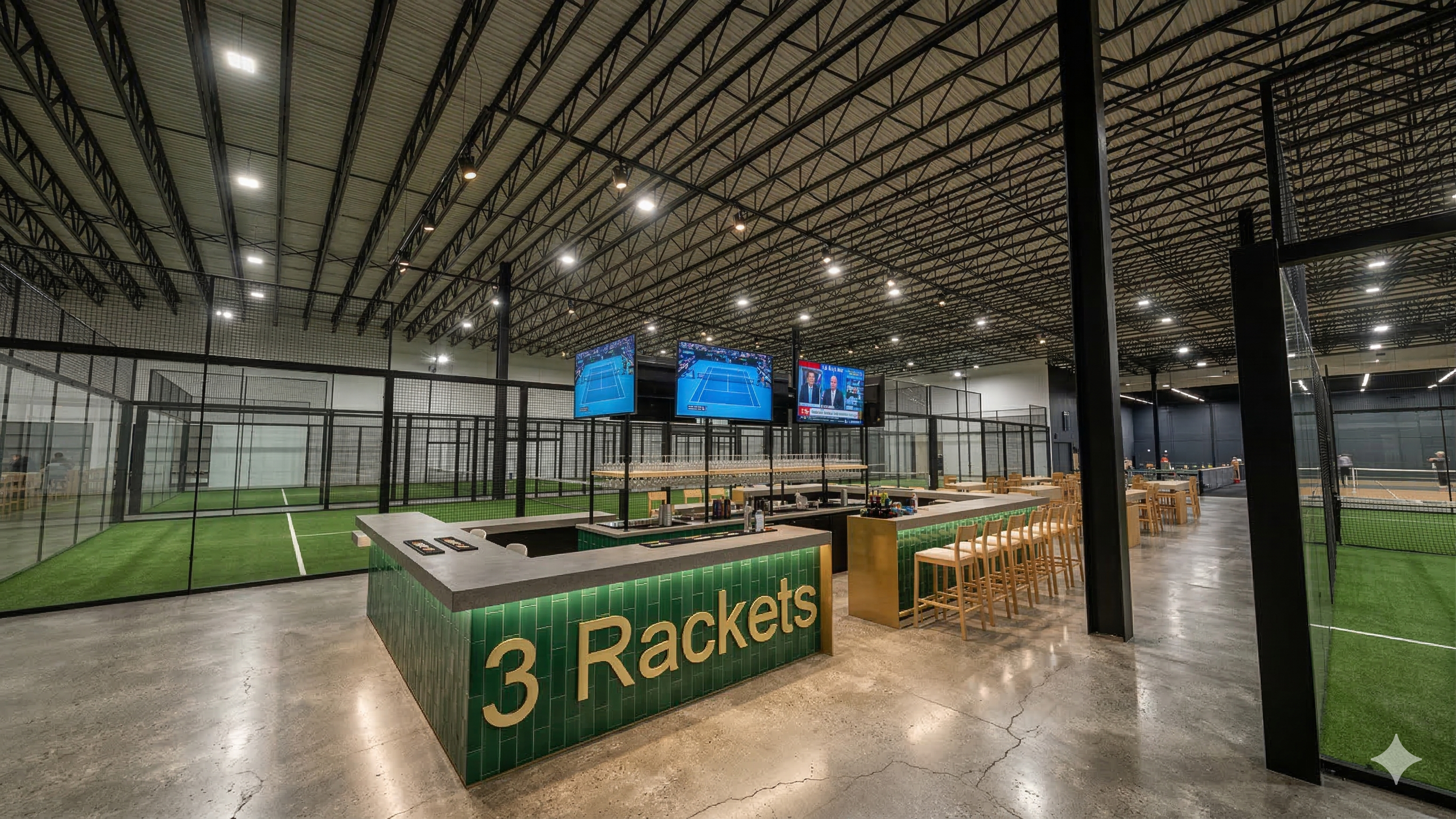 Three Rackets