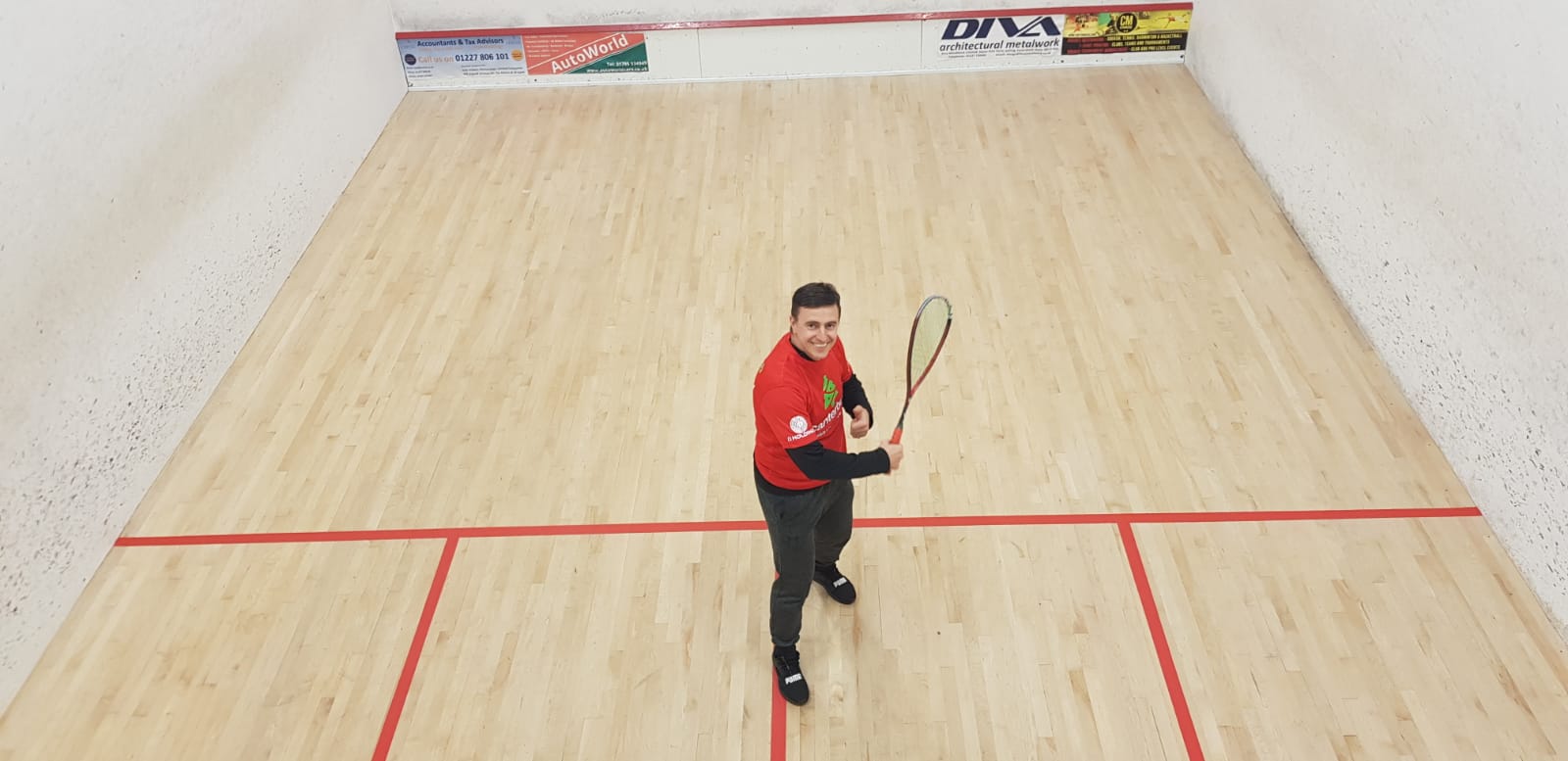 Meet Sebastian Florin Iuga - The World's Most Active Squash Player!